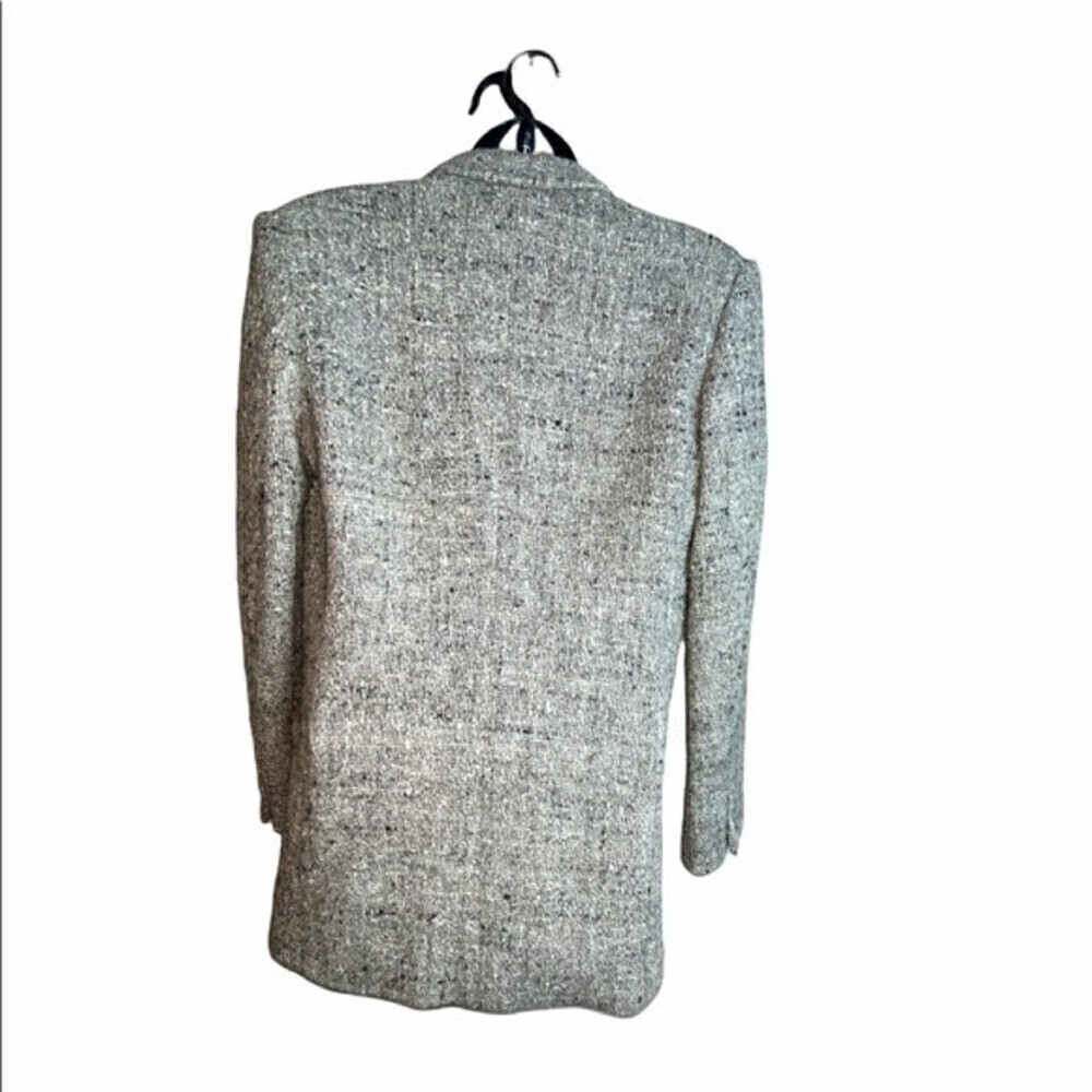 John Wanamaker Wool Silk Blend Tweed Blazer Women’s size 8 - Picture 6 of 9